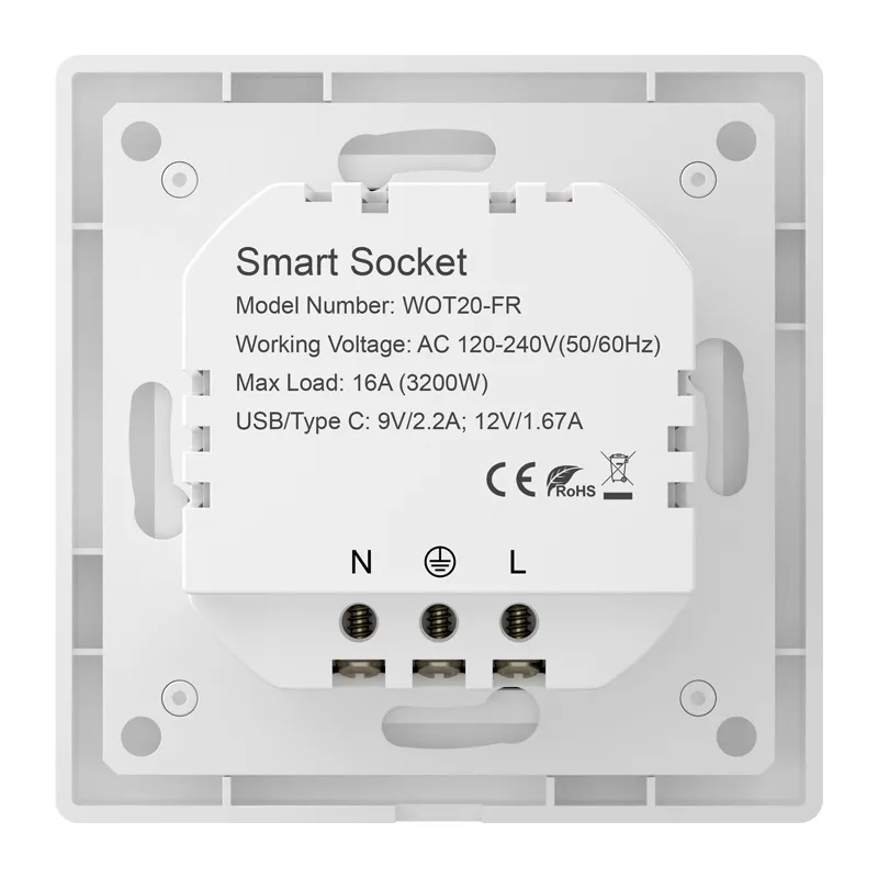 Smart pistik Avatto WOT20-FR universaal