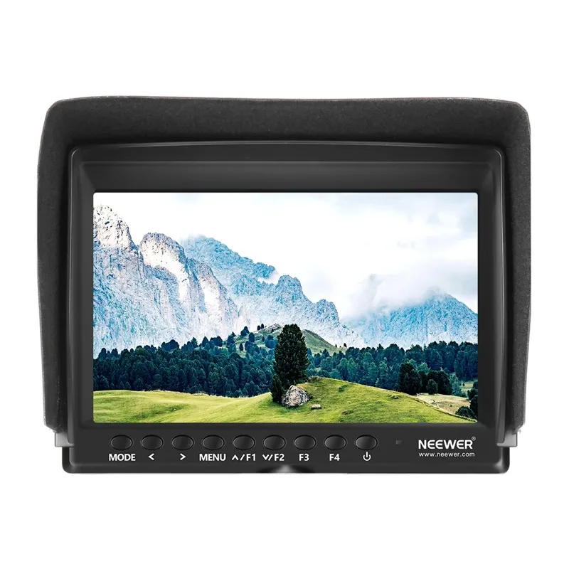 NEEWER F100 Väli monitor + USB-laadija + aku komplekt universaalne