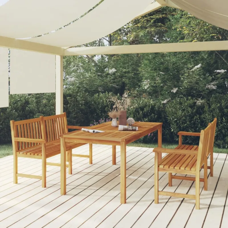 Sodo ruokailuryhmä, 3 osaa, tikmännistä valmistettu