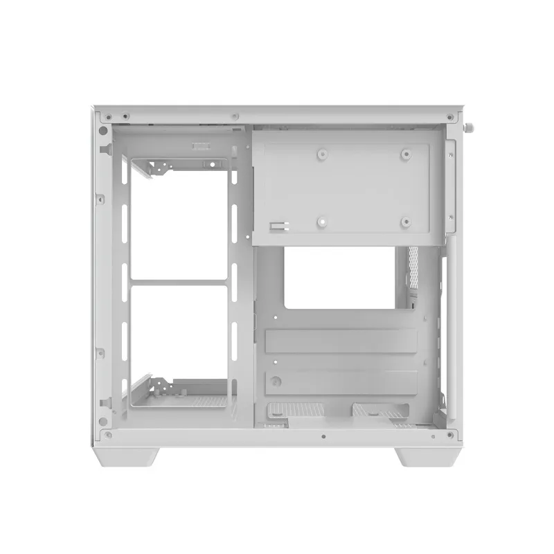 Darkflash C275P arvutikarp ilma ventilaatoriteta (Valge) universaalne