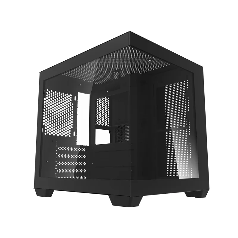 Darkflash C275P arvutikarp ilma ventilaatoriteta (Must) universaalne