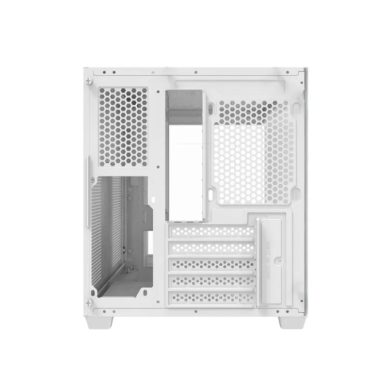 Darkflash C275P arvutikarp ilma ventilaatoriteta (Valge) universaalne