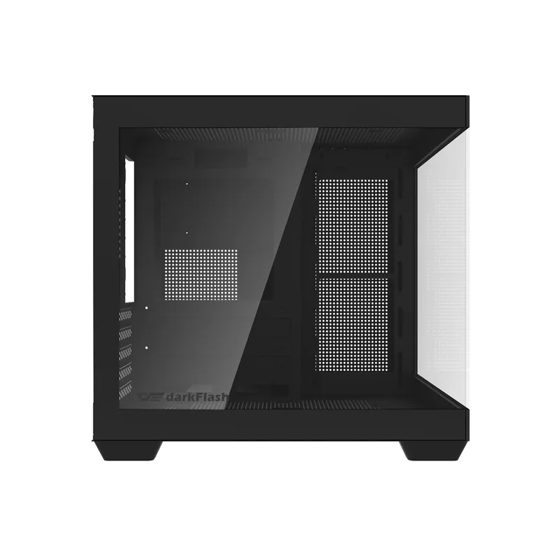 Darkflash C275P arvutikarp ilma ventilaatoriteta (Must) universaalne