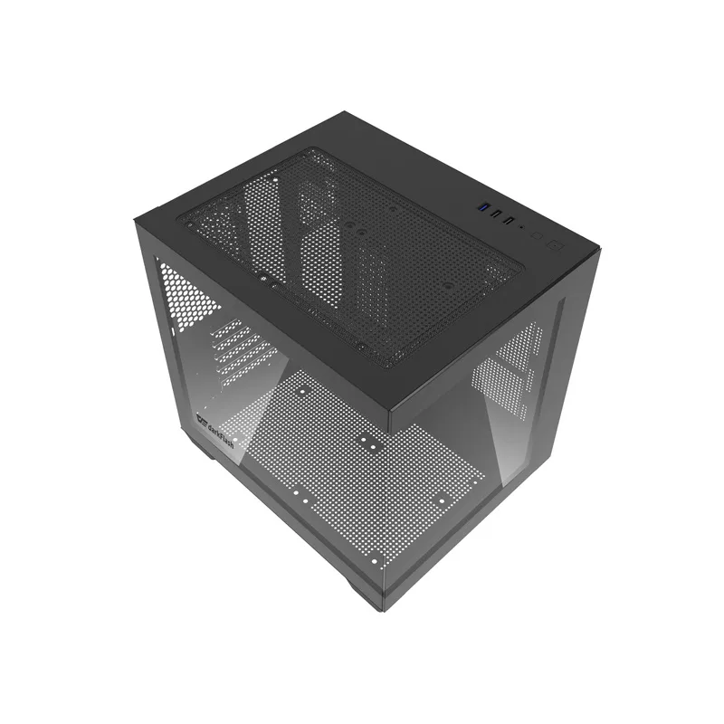 Darkflash C275P arvutikarp ilma ventilaatoriteta (Must) universaalne