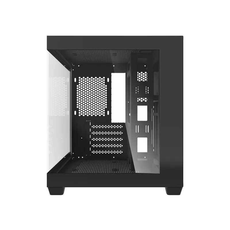 Darkflash C275P arvutikarp ilma ventilaatoriteta (Must) universaalne