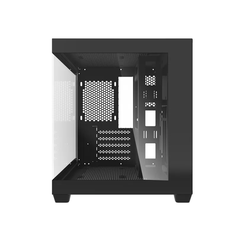 Darkflash C275P arvutikarp ilma ventilaatoriteta (Must) universaalne