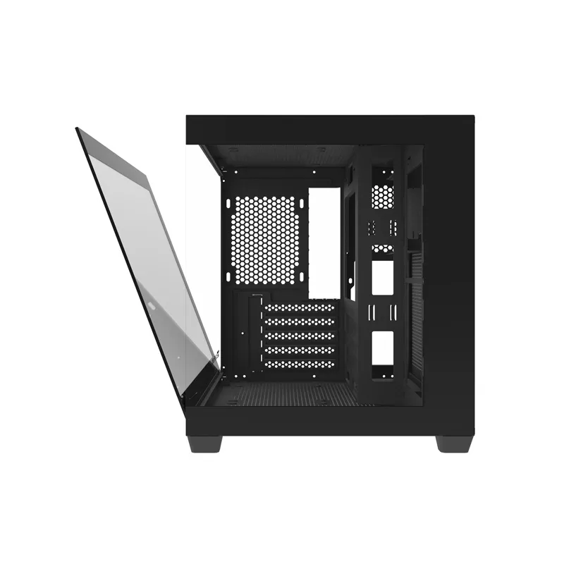 Darkflash C275P arvutikarp ilma ventilaatoriteta (Must) universaalne