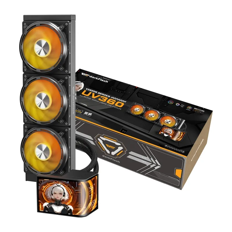 DarkFlash UV360 CPU jahutaja (Must) universaalne