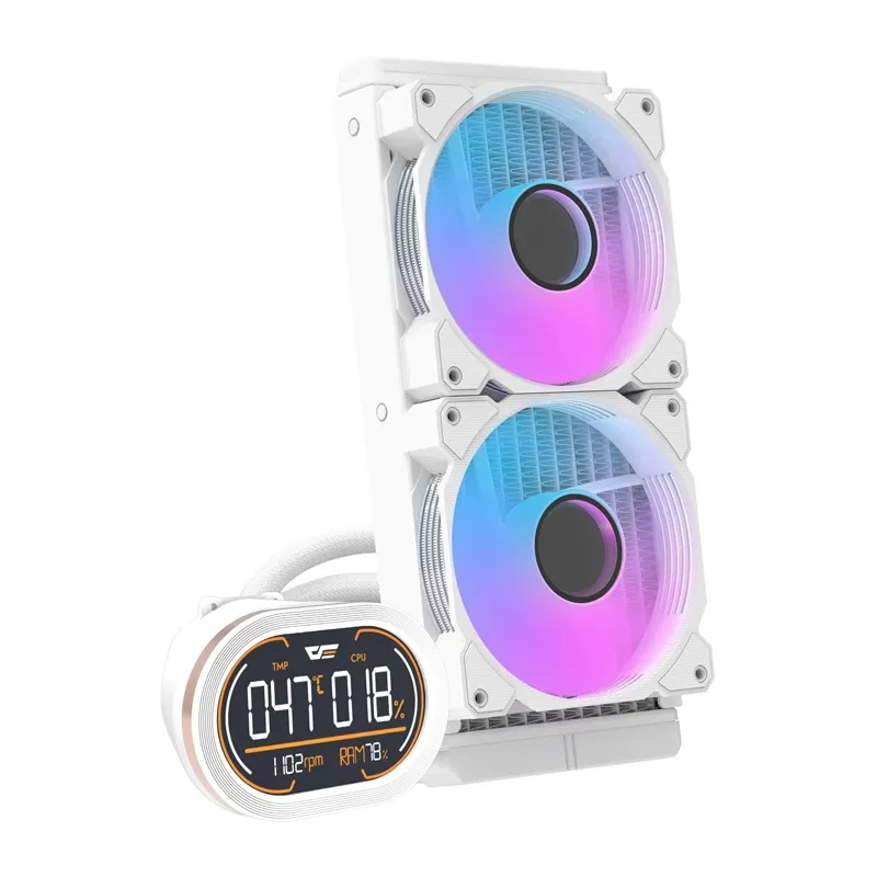 Darkflash DH240D v2 CPU jahuti (Valge) universaalne