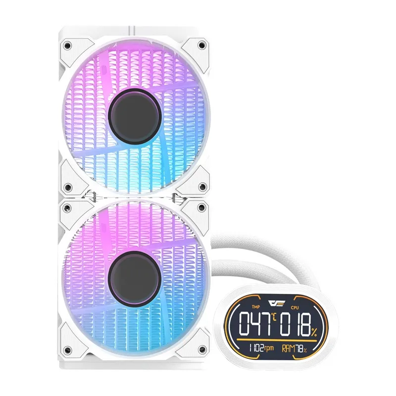 Darkflash DH240D v2 CPU jahuti (Valge) universaalne