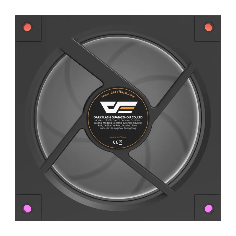 DarkFlash DM20 LINE Jahutusrõngasventilaator (Must) universaalne