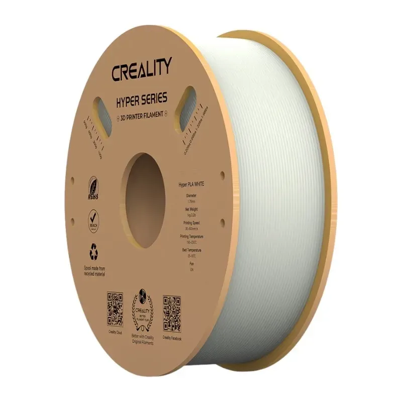 Hyper PLA filament Creality (valge) universaal
