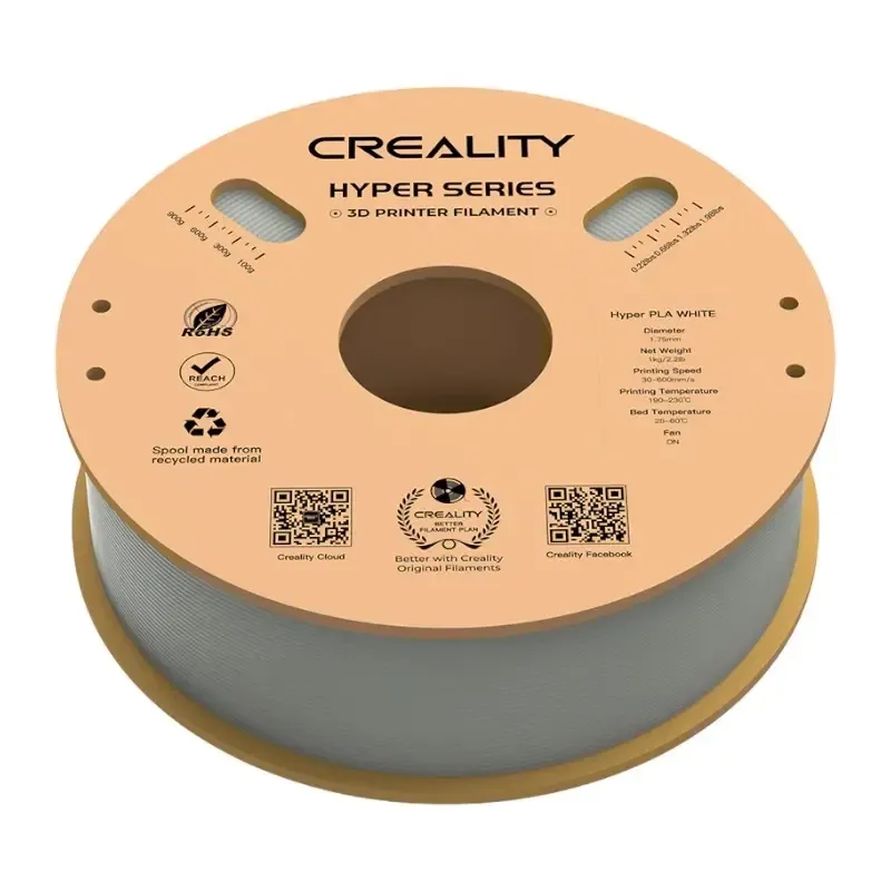 Hyper PLA filament Creality (valge) universaal