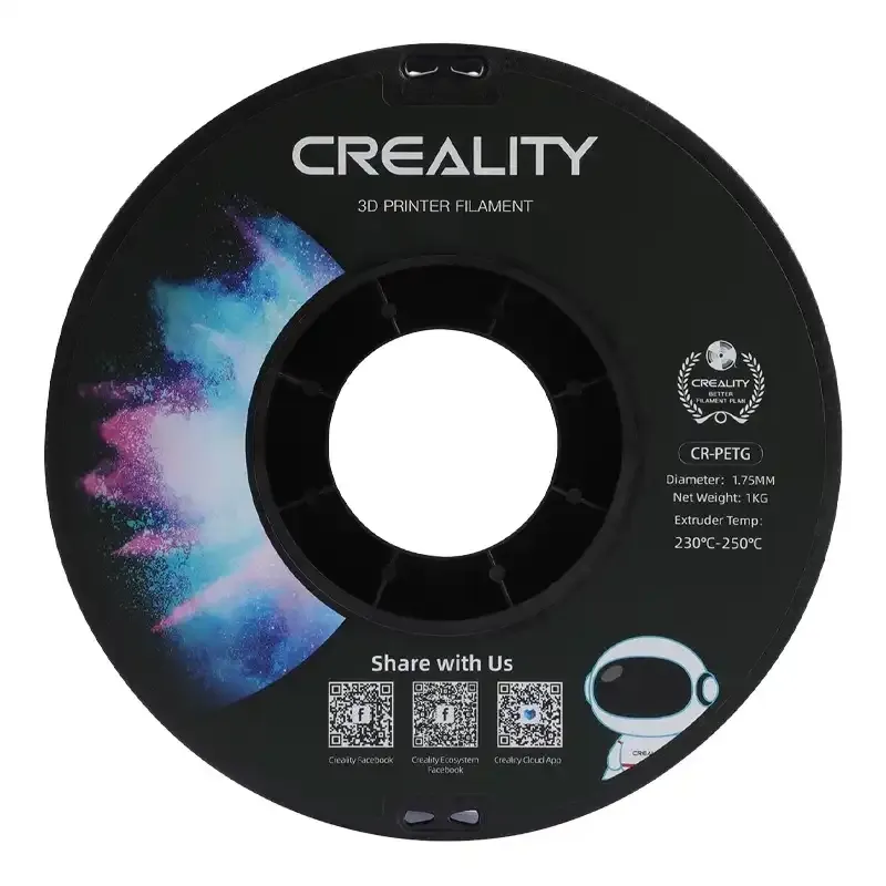 CR-PETG Filament Creality (Läbipaistev sinine) universaalne