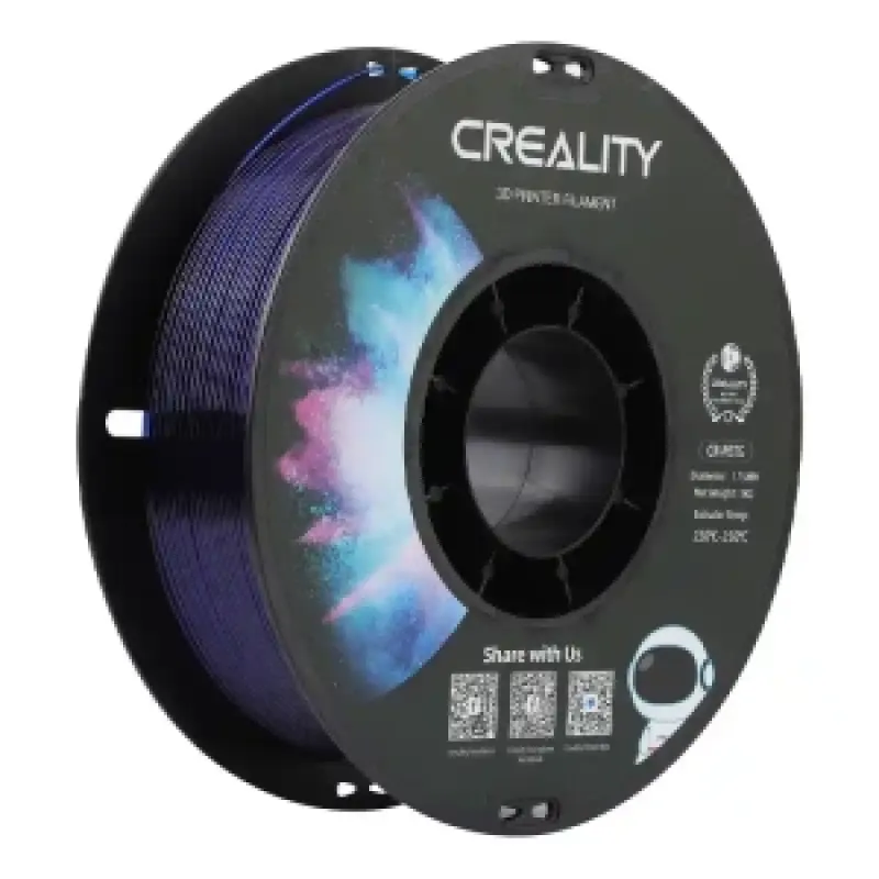 CR-PETG Filament Creality (Läbipaistev sinine) universaalne