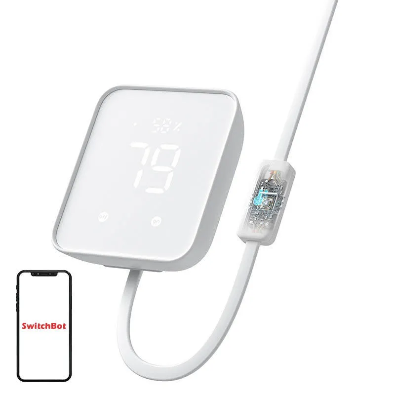 Matter Smart kaugjuhtimispult SwitchBot Hub 2 WiFi HomeKit BLE IR universaal