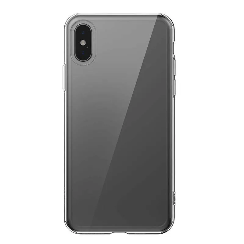 Läbipaistev Baseus Simple ümbriskomplekt iPhone XS MAX jaoks, universaalne