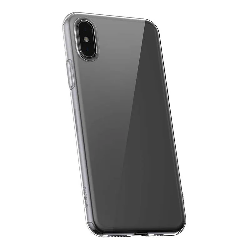 Läbipaistev Baseus Simple ümbriskomplekt iPhone XS MAX jaoks, universaalne