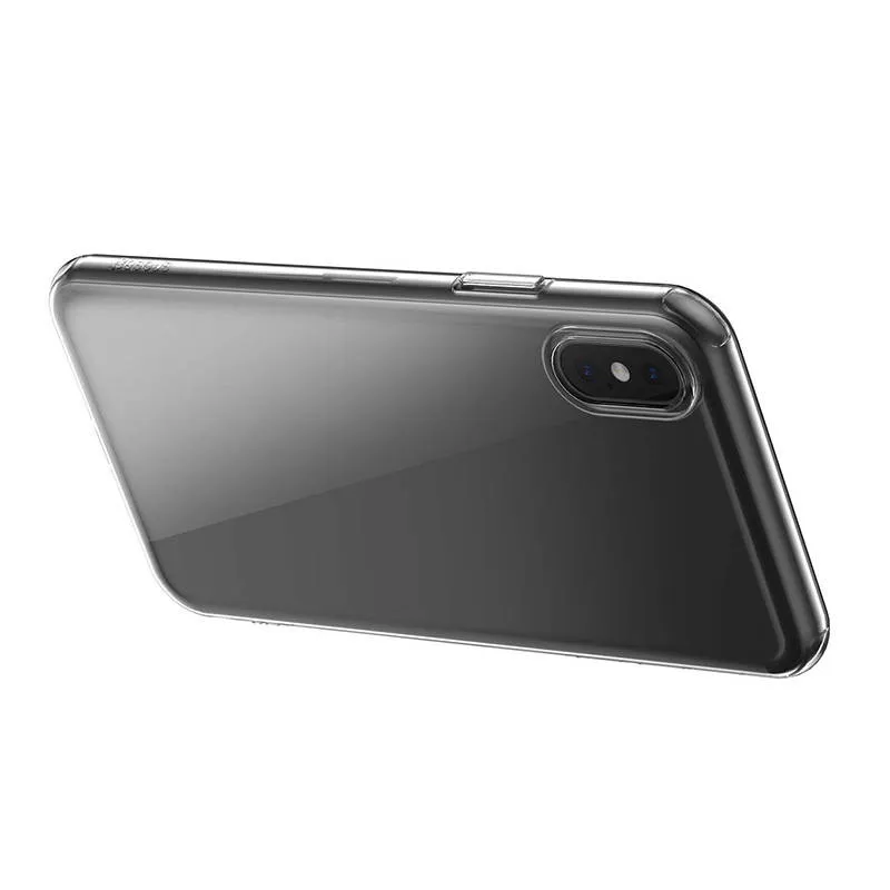 Läbipaistev Baseus Simple ümbriskomplekt iPhone XS MAX jaoks, universaalne