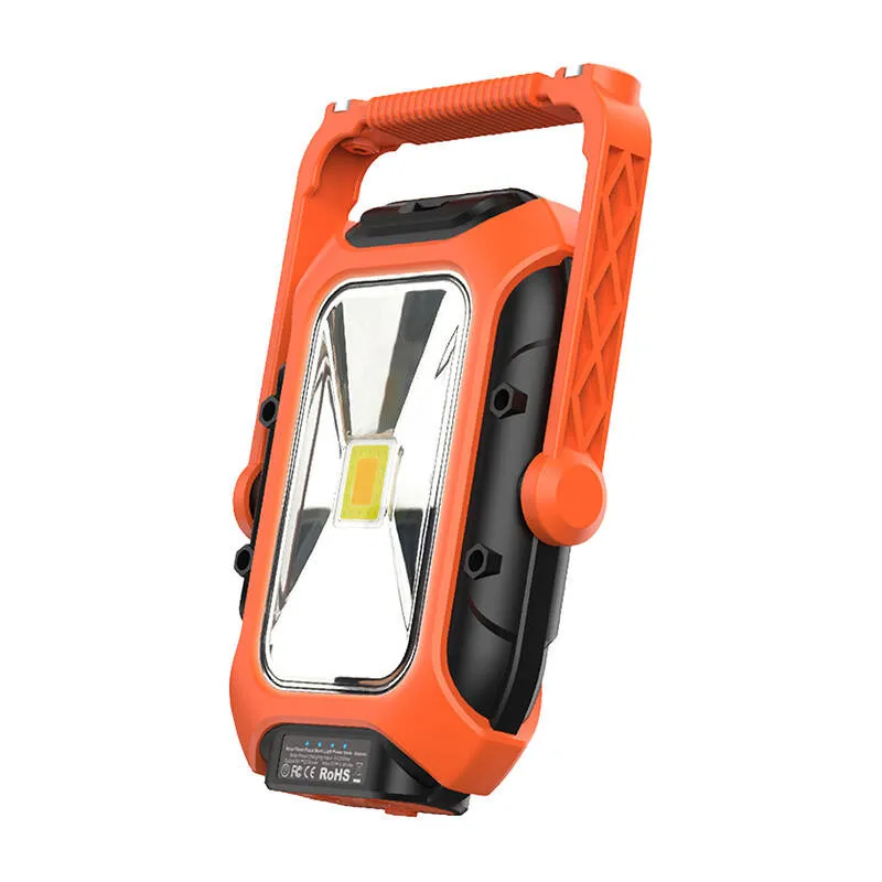 Töökoja lamp koos päikesepaneeliga Superfire GM05 - 500 lm, powerbank, universaalne