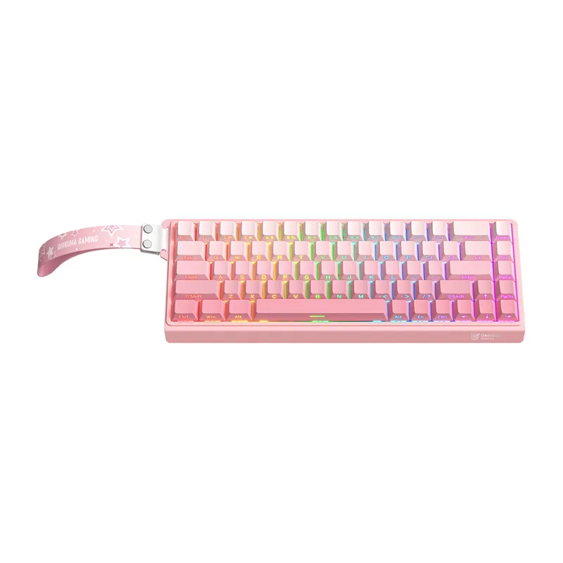 ONIKUMA G69 Klaviatuur (roosa) (QWERTY) universaal