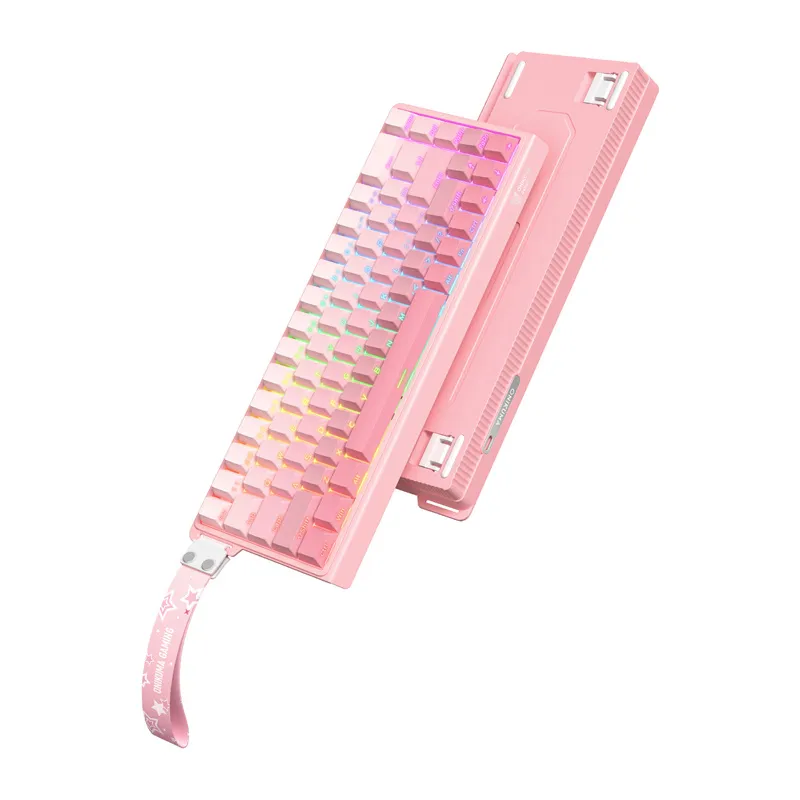 ONIKUMA G69 Klaviatuur (roosa) (QWERTY) universaal