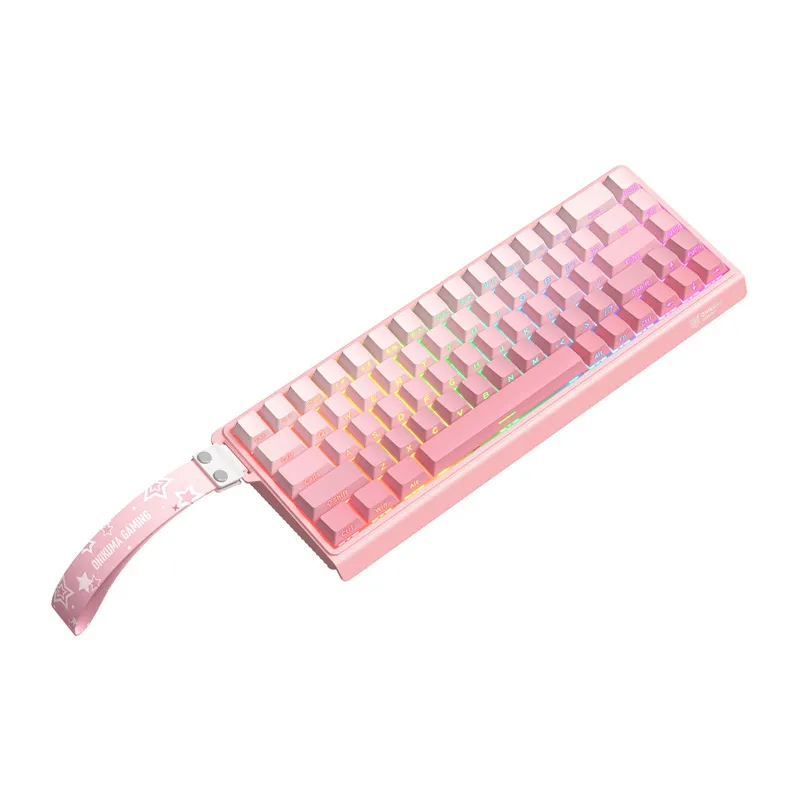 ONIKUMA G69 Klaviatuur (roosa) (QWERTY) universaal