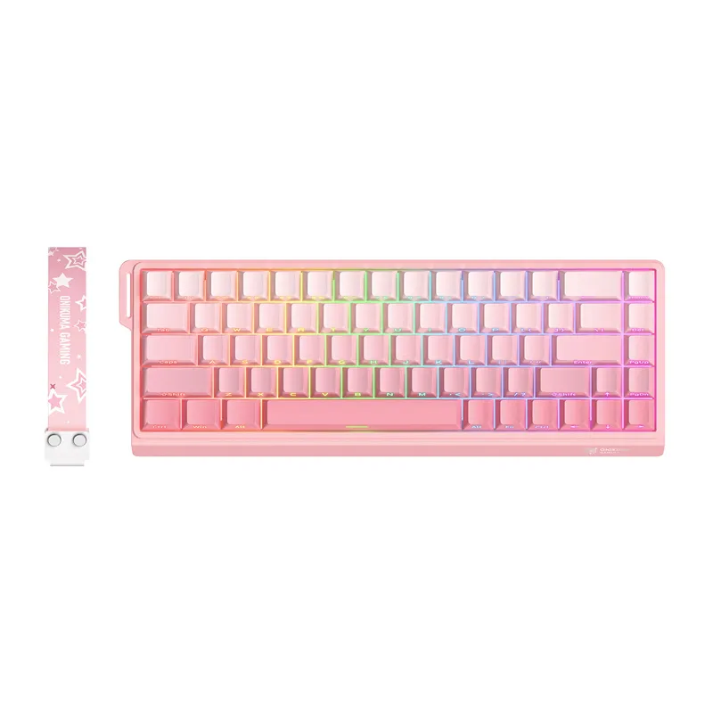 ONIKUMA G69 Klaviatuur (roosa) (QWERTY) universaal