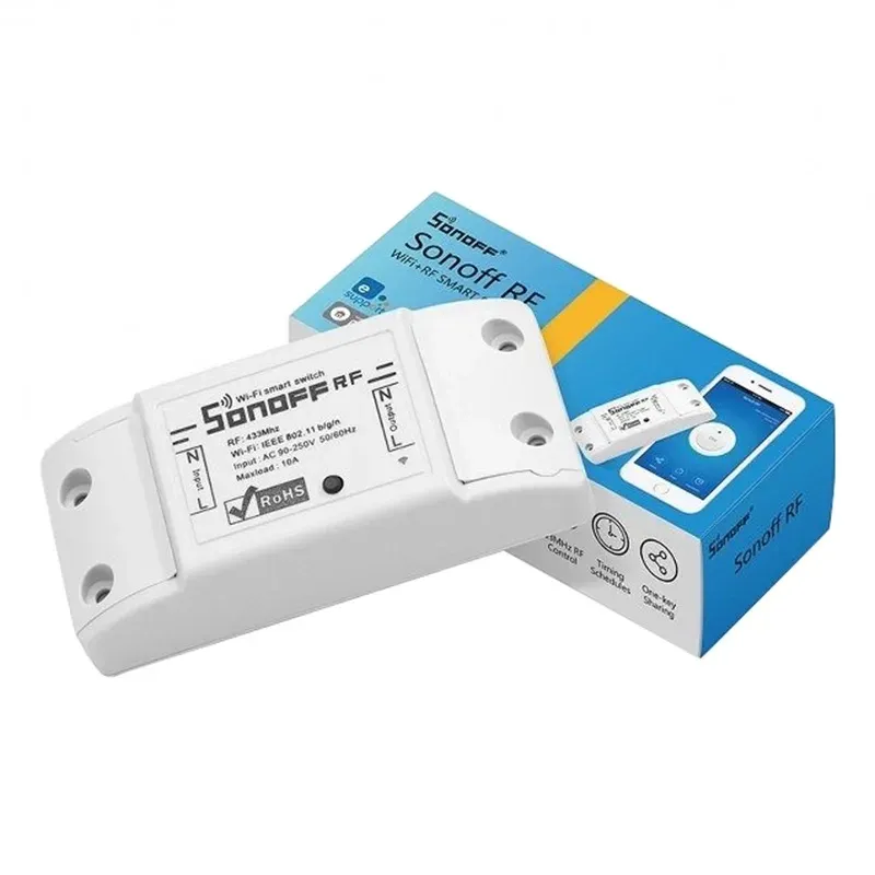 Smart lüliti WiFi + RF 433 Sonoff RF R2 (UUS) universaalne