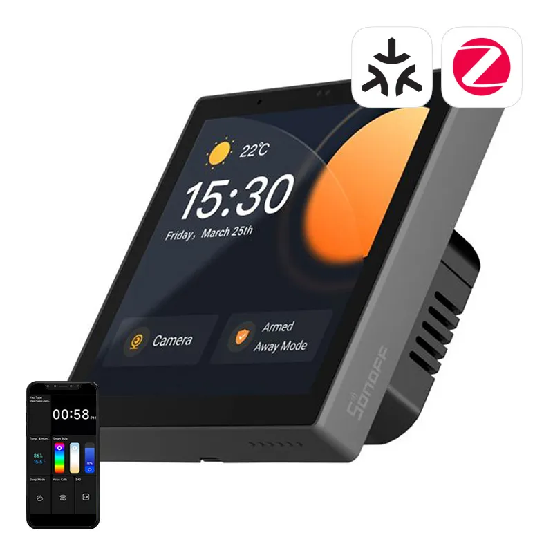 Smart Control Panel WiFi/Bluetooth/ZigBee Matter Sonoff NSPanel Pro (must) universaalne