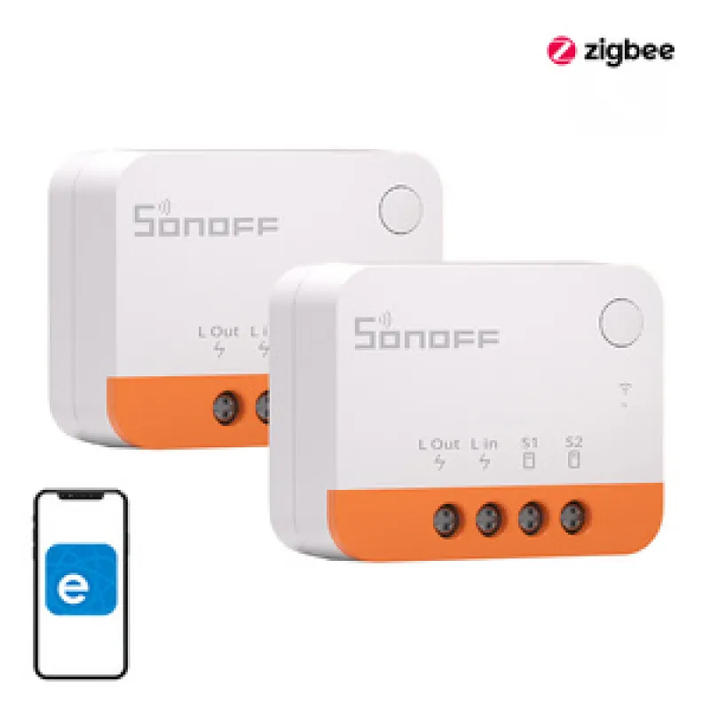 Sonoff ZBMINIL2 nutikas ZigBee mini lüliti (2 tk) universaalne