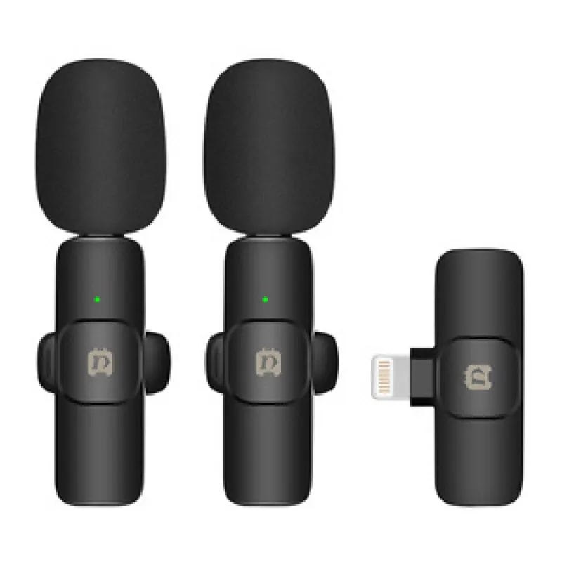 Puluz PU3150B Lavalier juhtmevaba mikrofon Lightning-tüüpi, universaalne