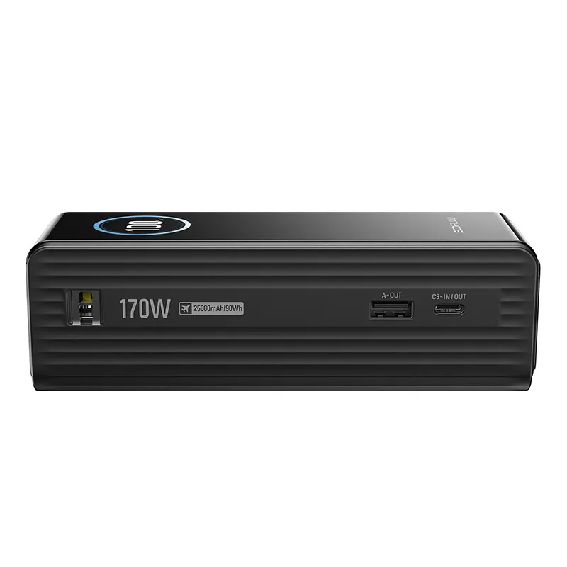 EcoFlow RAPID Powerbank 25000mAh, 170W (sisseehitatud 100W kaablitega). universaalne
