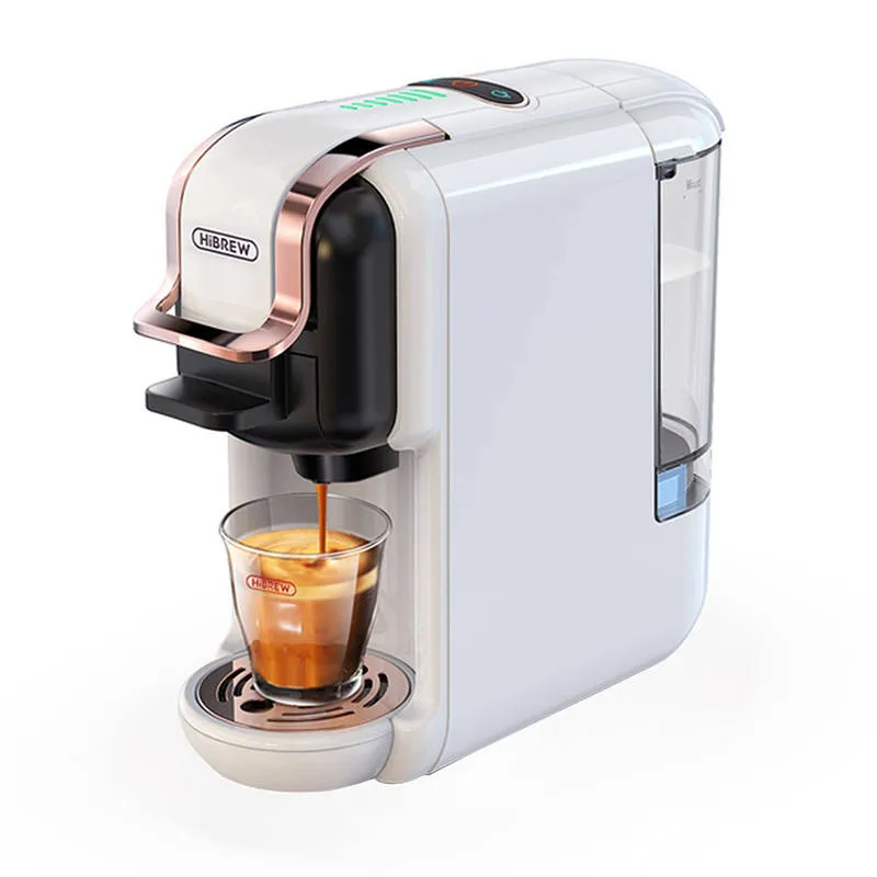 HiBREW H2B 5-in-1 kapslikohvimasin (valge) universaalne