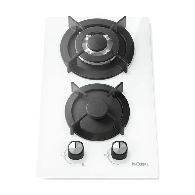 ISEASY MGBG-312A gaasipliit, 2 põletit (valge) universaalne