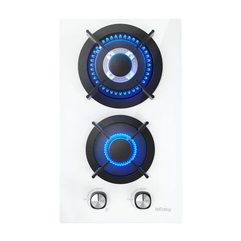 ISEASY MGBG-312A gaasipliit, 2 põletit (valge) universaalne
