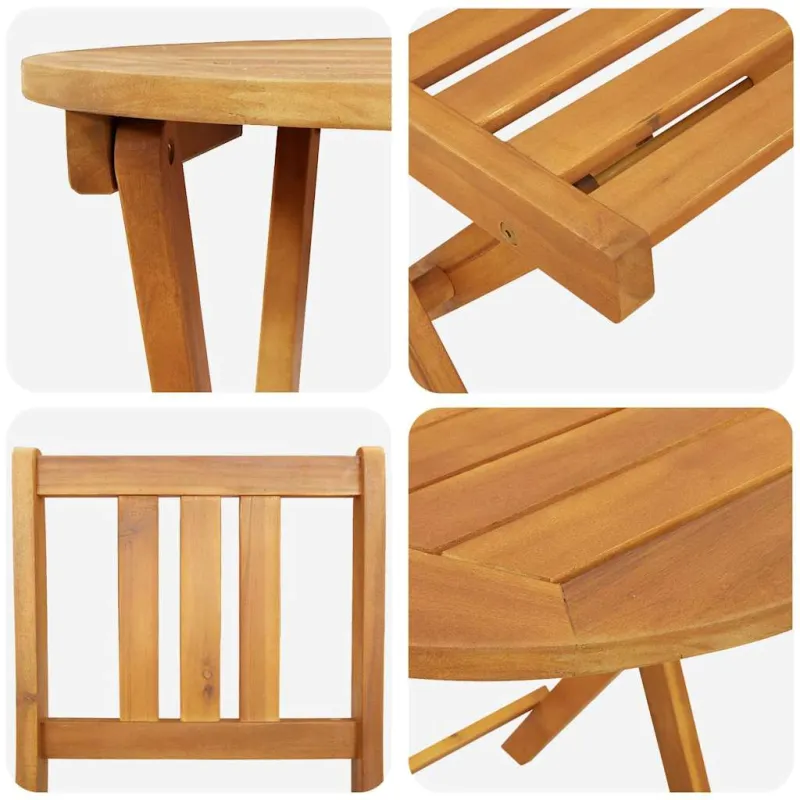Bistro komplektas 3 pcs Natūralus aliejus