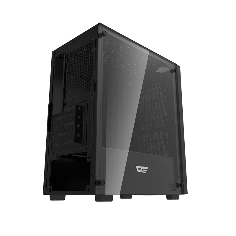 Darkflash M305 arvutikarp ilma ventilaatoriteta (Must) universaalne