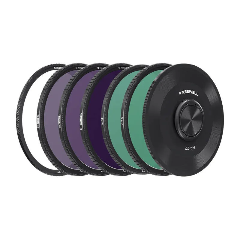 Freewell M2 seeria kiire vahetusega universaalne 77 mm viie filtri komplekt