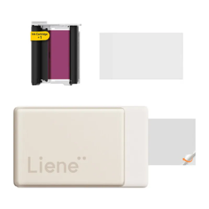 Liene Pearl N200 Pro 2x3" kaasaskantav fotoprinter (kuldne) universaalne