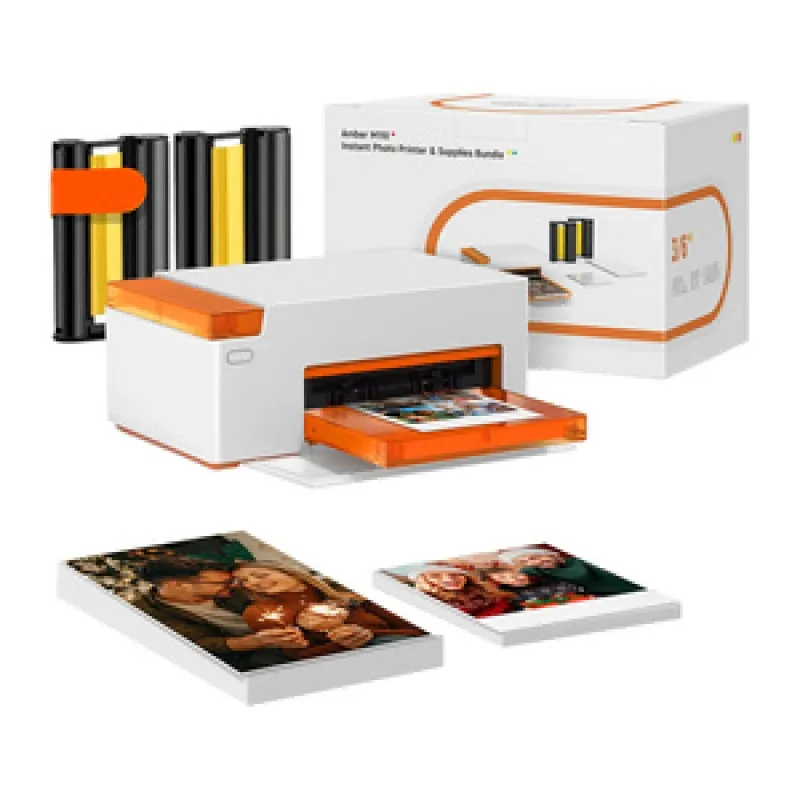 Liene Amber M110 4x6" kaasaskantav fotoprinter koos 60 4x6" fotopaberi lehega universaalne