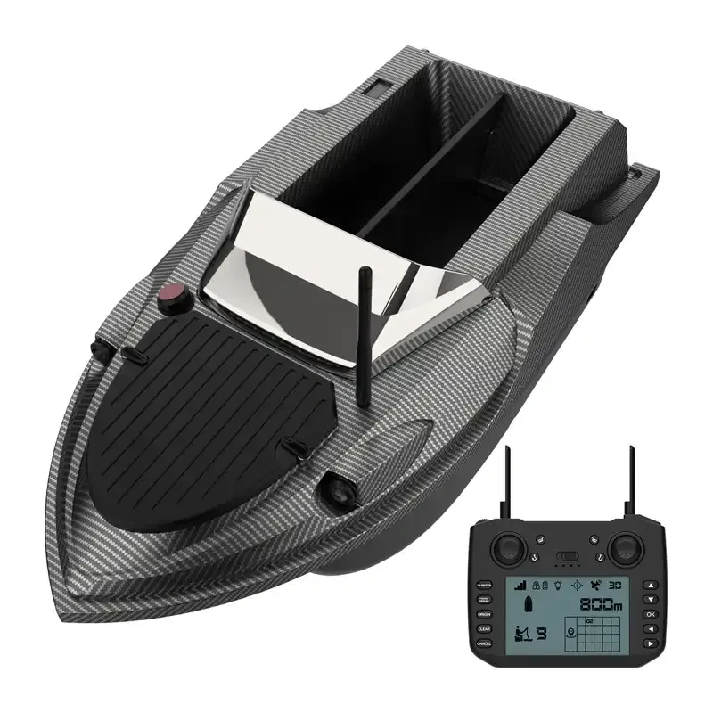 FLYTEC V080 Söötmootor paat koos leidjaga + aku universaalne