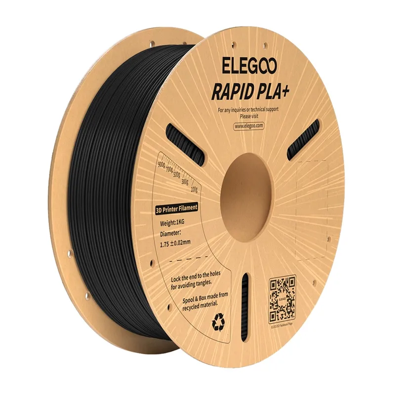 ELEGOO Rapid PLA+ filament (Must) universaalne