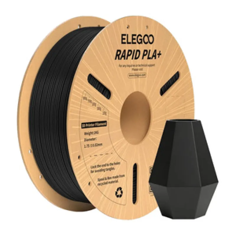 ELEGOO Rapid PLA+ filament (Must) universaalne