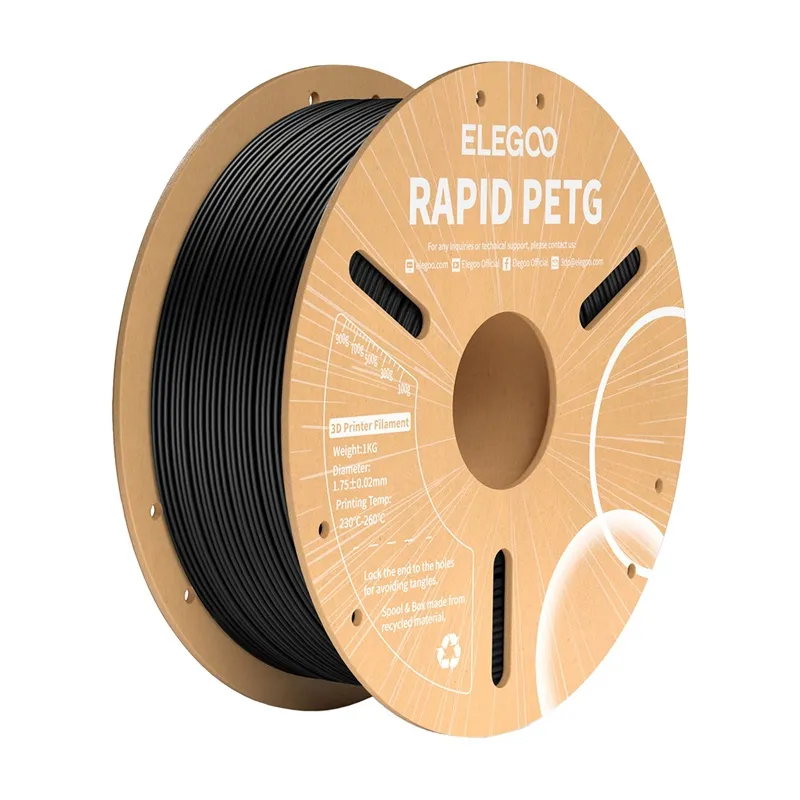 ELEGOO Rapid PETG Filament (Must) universaalne