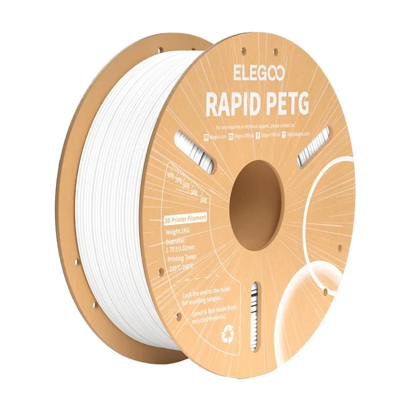 ELEGOO Rapid PETG Filament (Valge) universaal
