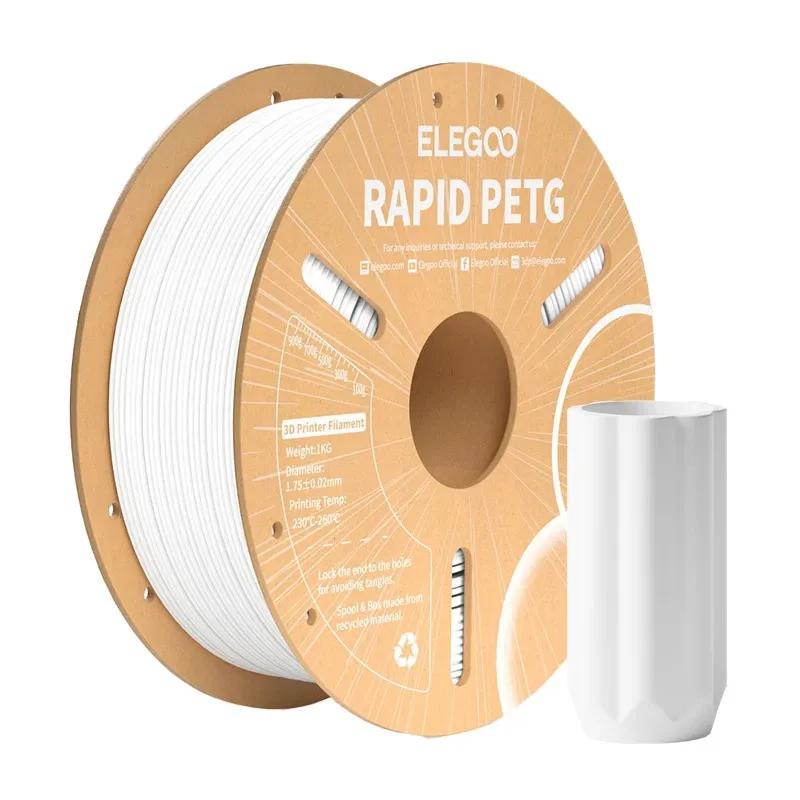 ELEGOO Rapid PETG Filament (Valge) universaal