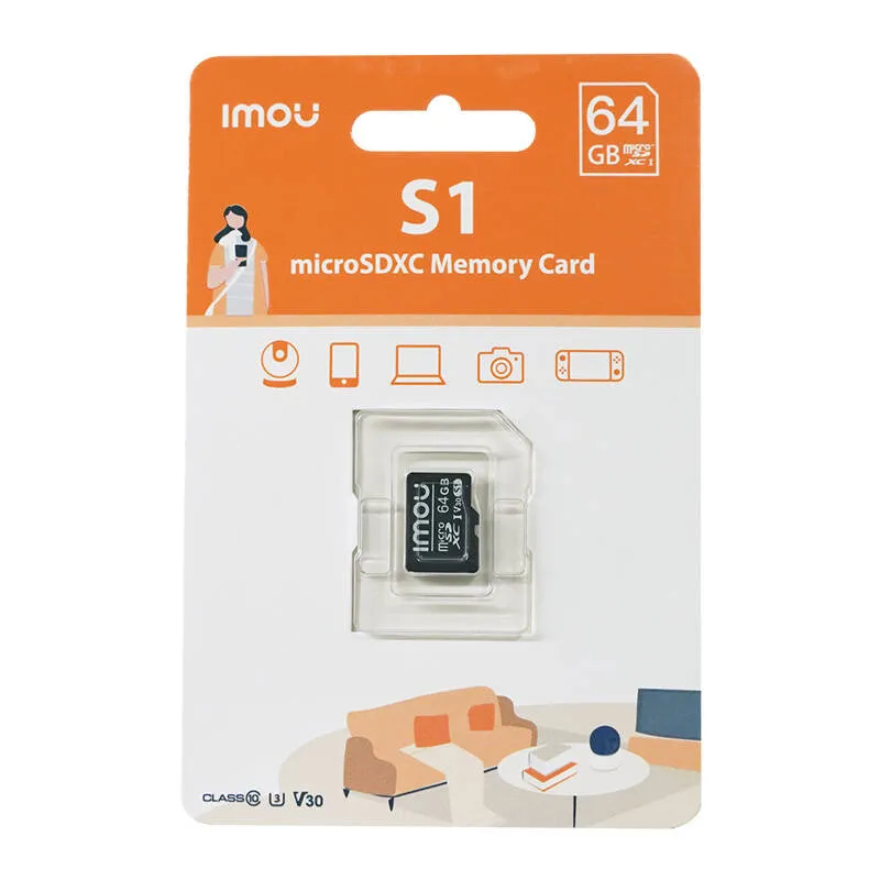 Memory-kaart Imou microSD (UHS-I, SDXC, 10/U3/V30, 95/38) universaal