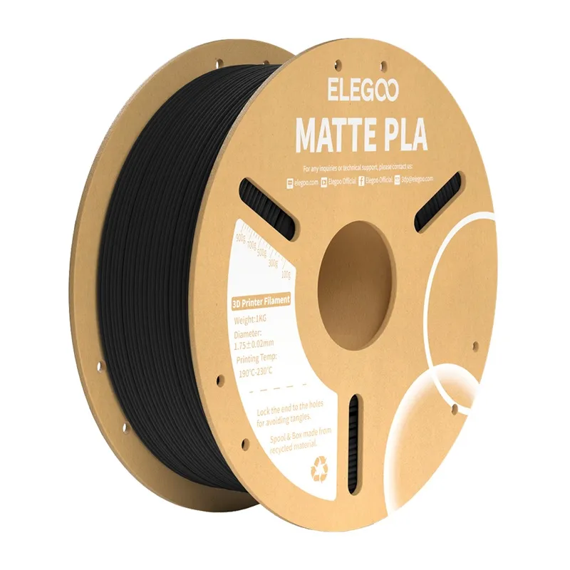 Filament PLA Matte ELEGOO (must) universaalne