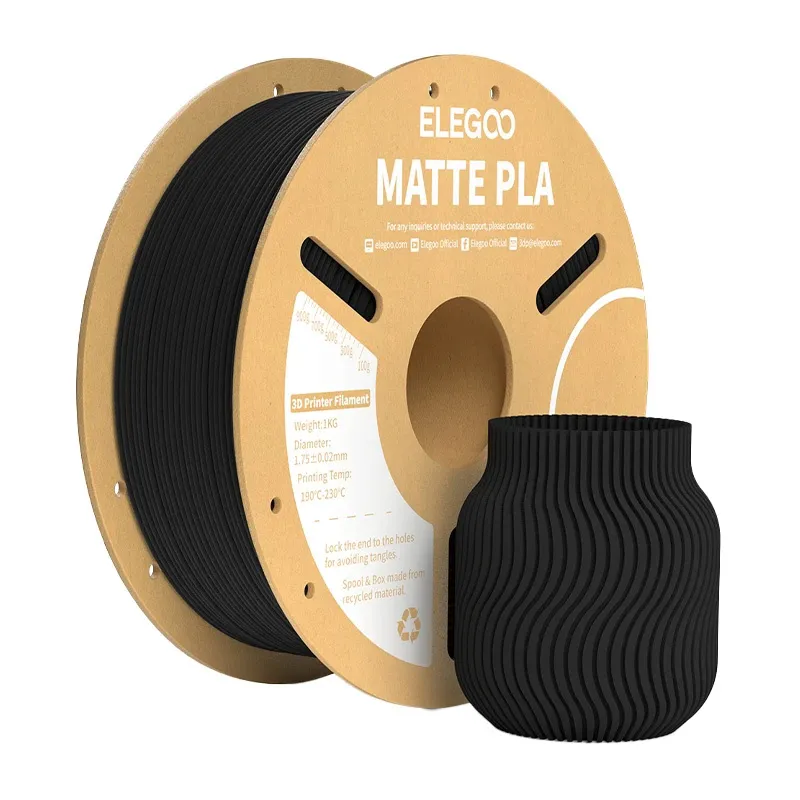 Filament PLA Matte ELEGOO (must) universaalne